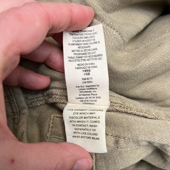 FREE PEOPLE HIGH RISE GREEN MILITARY SYLE CUT OFF SHORTS 8 - Picture 10 of 16